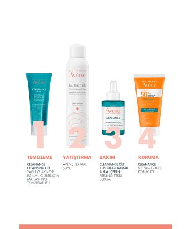 Avene Cleanance Cleansing Gel Mattifying Cleansing Gel for Oily and Acne Prone Skin 200 Ml x2 - Buy Online on GoSupps.com