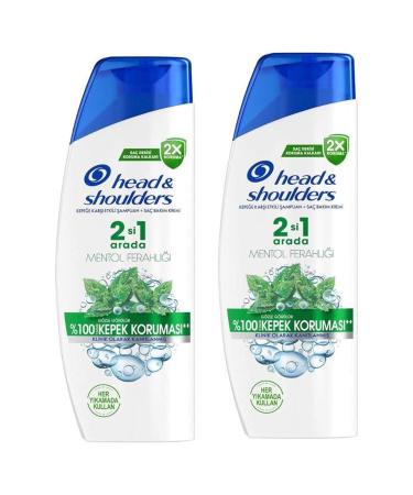Head And Shoulders Head & Shoulders 330 Ml Shampoo 2-1 Menthol Freshness X 2 Pieces