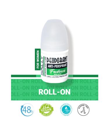 Sally Maximum Protection Antiperspirant Vegan Antiperspirant Roll-on 50 ml - Women