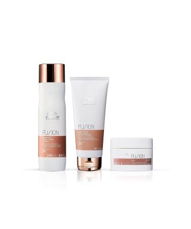 Wella Professionals Fusion Intense Repair Repair Professional 3-Piece Set-Shampoo-Conditioner-Mask CYT6564