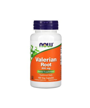 Now Foods Valerian Root 500 mg 100 Veg Capsules