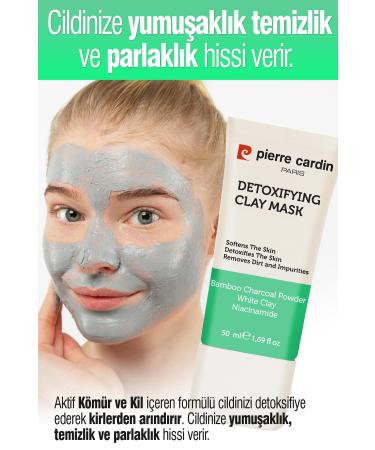 Pierre Cardin Blackhead Acne and Pimple Anti-Pore Purifying Face Care Mask 50 ml - Buy Online on GoSupps.com