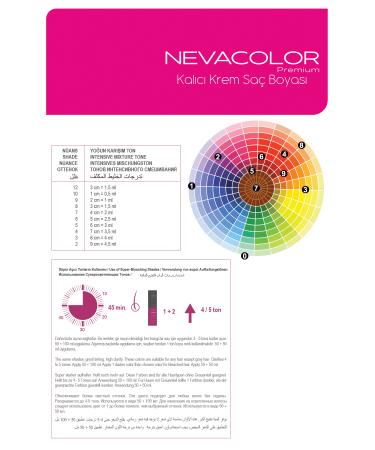 Nevacolor Premium 2-PIECE TUBE Permanent Cream Hair Dye (50ml x 2 pieces) - Buy Online on GoSupps.com