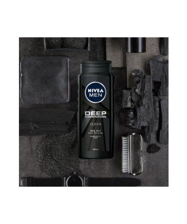 NIVEA Men Deep Dimension Shower Gel 500ml - Buy Online on GoSupps.com