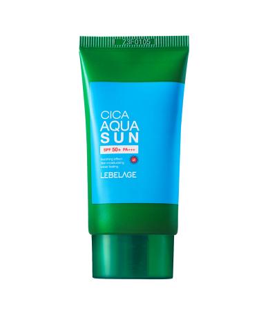 LEBELAGE Moisturizing Sensitive and Light Korean Sun Cream Lebelage Cica Aqua Sun SPF50+ PA+++ 30ml - Buy Online on GoSupps.com