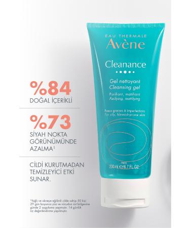 Avene Cleanance Cleansing Gel Mattifying Cleansing Gel for Oily and Acne Prone Skin 200 Ml x2 - Buy Online on GoSupps.com