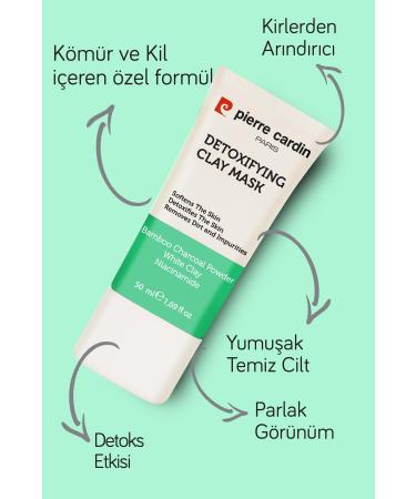 Pierre Cardin Blackhead Acne and Pimple Anti-Pore Purifying Face Care Mask 50 ml - Buy Online on GoSupps.com
