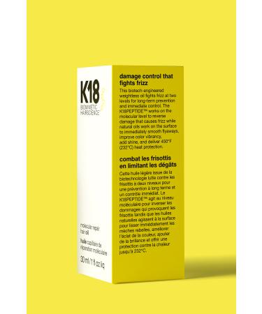 K18 Molecular Repair Hair Oil 30 ml - Buy Online on GoSupps.com