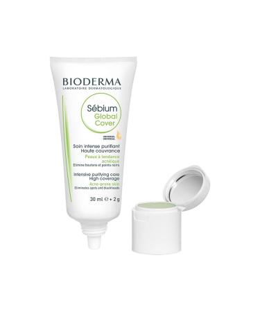 Bioderma Sebium Global Cover Anti-Imperfection and Concealer Care Cream for Oily and Irregular Skin 30ml