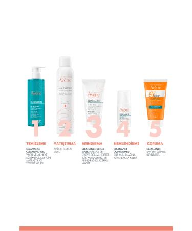 Avene Cleanance Detox Mask Mattifying Clay Mask for Sensitive and Blemish-Prone Skin 50 ml x2 - Buy Online on GoSupps.com