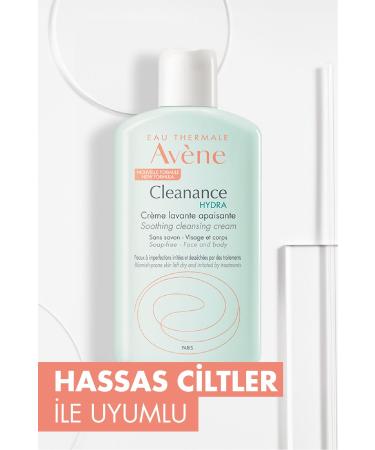 Avene CLEANANCE HYDRA Cleansing Cream for Damaged and Dry Skin 200 ml x2 - Buy Online on GoSupps.com