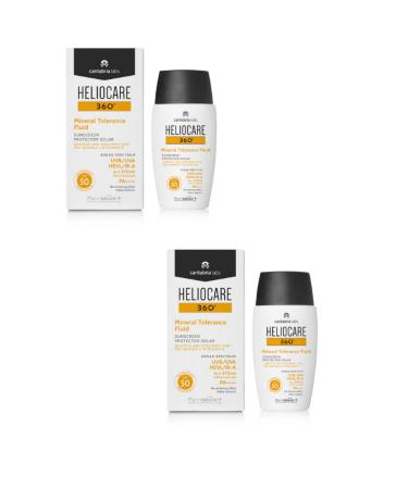 Heliocare 360 Mineral Tolerance Fluid SPF50 50 ml 2 PCS