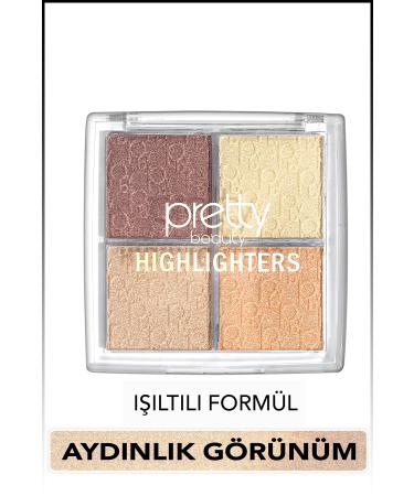 Pretty Beauty 4-Piece Highlighter & Illuminator