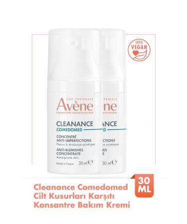Avene Cleanance Comedomed Skin Imperfections Concentrate Care Cream 30x2 Ml