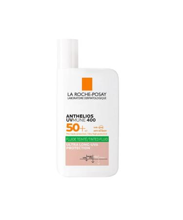 La Roche Posay Anthelios Oil Control Fluid - SPF50+ Protection Tinted Face Sun Cream for Oily and Sensitive Skin 50ml - Buy Online on GoSupps.com