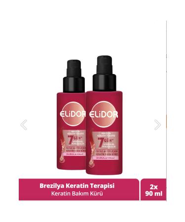 Elidor Brazilian Keratin Therapy Care Cure 90 Ml 2 PCS - Buy Online on GoSupps.com