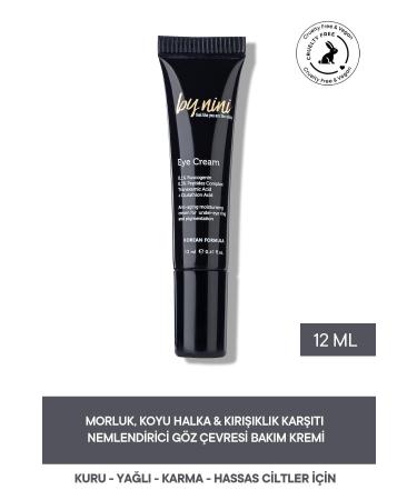 By Nini Tranexamic Acid+Glutathione Anti-Dark Circle Brightening Eye Contour Cream 12 ML