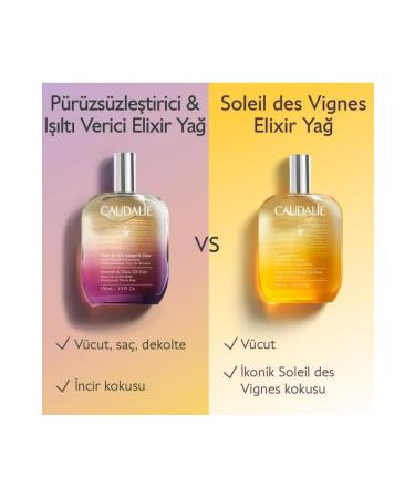 Caudalie Huile de Soin Smoothing & Shining Elixir Oil 100 ml - Buy Online on GoSupps.com