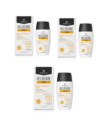 Heliocare 360 Mineral Tolerance Fluid SPF50 50 ml 3 PCS