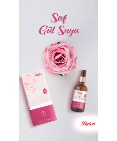 Balen Pure Rose Water 100 Ml - Buy Online on GoSupps.com