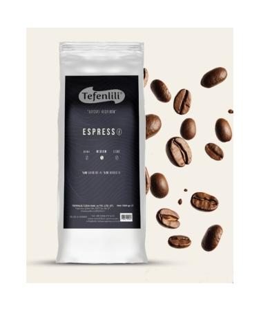 DRIED NUTS & DRIED COFFEE WITH TEFENL Espresso Medium Roast with Tefenli 1 KG