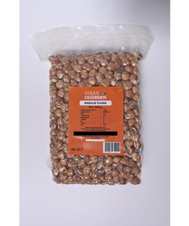 G M DE RMEN NATURAL HAZELNUT RAW 1KG VACUUM PACKAGE