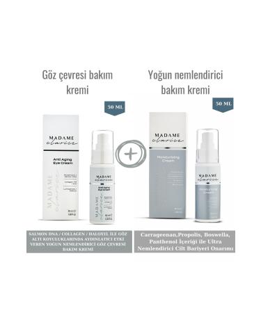 Madame Clarice Eye Contour Care Cream 50ml 24 Hour Effective Daily Intensive Moisturizer - Buy Online on GoSupps.com