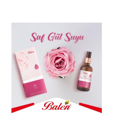 Balen Pure Rose Water 100 Ml - Buy Online on GoSupps.com