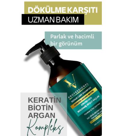 Valeria Massimo Keratin & Argan & Biotin Root to Tip Nourishing Salt-Free Anti-Hair Loss Hair Shampoo 300 ml - Buy Online on GoSupps.com