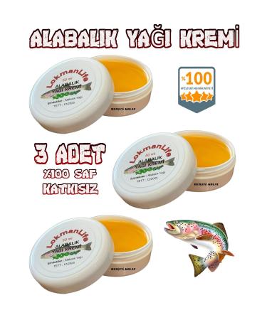 Everything Easy 3 Pieces Pure Additive-Free Trout Fish Oil Cream 3x50ml Happy Cream Herbal Cream - Buy Online on GoSupps.com