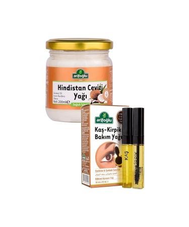 Arifo lu Eyebrow Eyelash 20 ml + Coconut Oil 200 ml Set