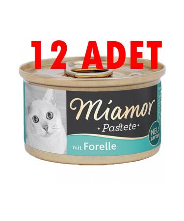 Miamor Pastete Trout Cat Wet Food 12 X 85 gr