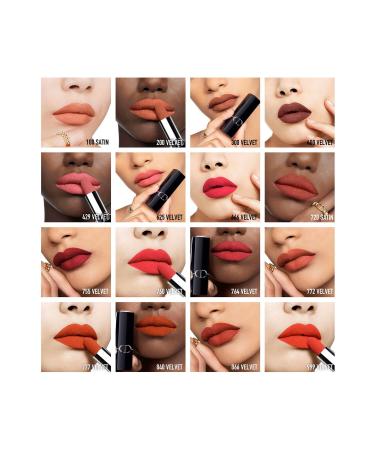 Dior Rouge Dior-24 Hour Effective Long Lasting Moisturizing Velvet & Matte & Satin Finish Plumping Lipstick - Buy Online on GoSupps.com