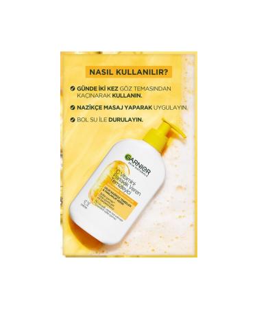 Garnier Vitamin C Brightening Cleanser 250 ml - Buy Online on GoSupps.com