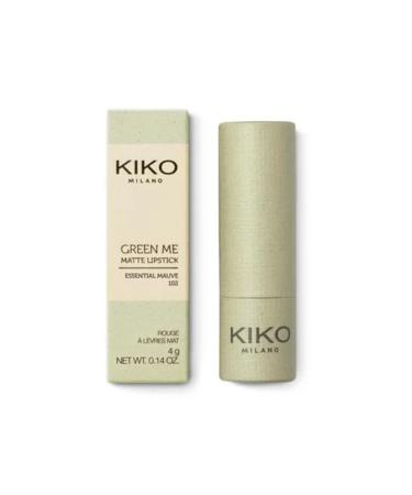 KIKO GREEN ME MATTE LIPSTICK - Ultra Comfortable Velvety Matte Lipstick - Buy Online on GoSupps.com