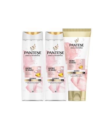 Pantene Silicone-Free Volumizing Shampoo and Conditioner (Shampoo 400ml + Conditioner 275ml) - Buy Online on GoSupps.com