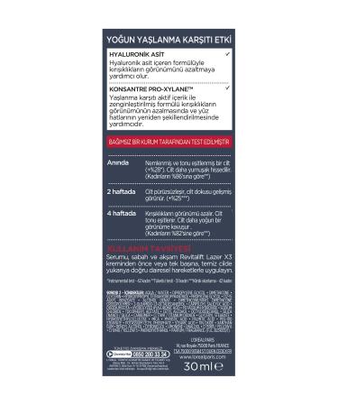 L'Oreal Paris Revitalift Laser X3 Intensive Anti-Aging Care Serum 30 ml - Buy Online on GoSupps.com