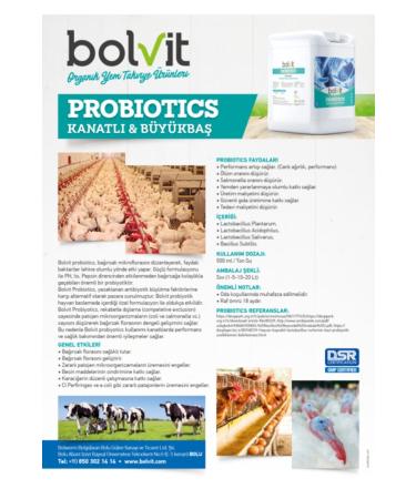 Bolvit Probiotic 1 Liter - Poultry & Cattle - Buy Online on GoSupps.com