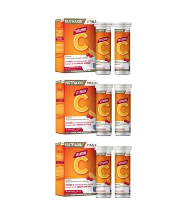 Nutraxin Vitamin C 28 Chewable Tablets X3 Pieces