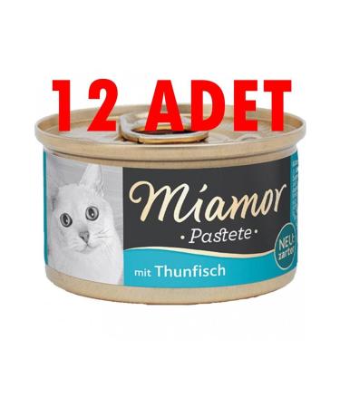Miamor Pastete Tuna Cat Wet Food 12 X 85 gr