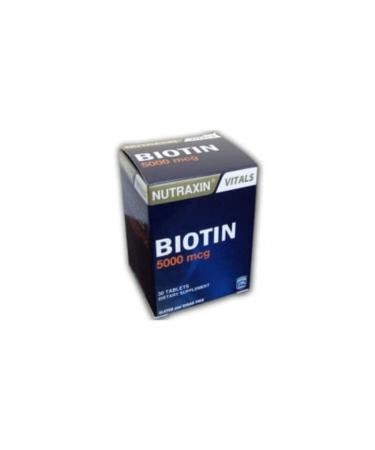 Nutraxin Biotin 5000mcg 30 Tablets (1 PIECE)