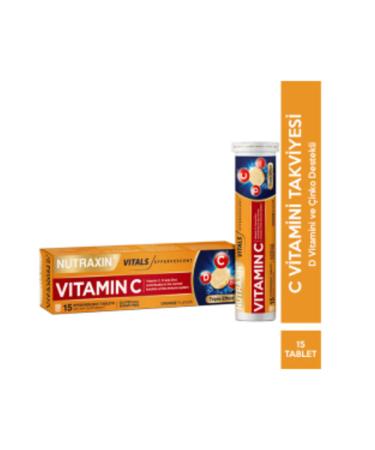 Nutraxin Effervescent Vitamin CD Zinc 15 Tablets (1 PIECE)
