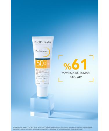 Bioderma M Light spf50+ Tinted Facial Sunscreen With High Protection Against Blue Light 40 ml Facial Sunscreen - Buy Online on GoSupps.com