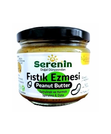 Seren's Natural World Peanut Butter / Spirulina and Dates 250gr