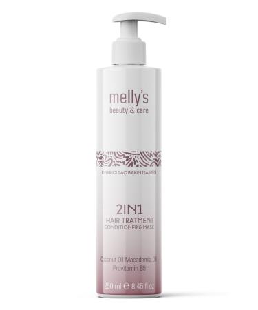 Melly's Beauty & Care 2 in 1 Provitamin B5 & Keratin Hair Conditioner and Mask 250ml