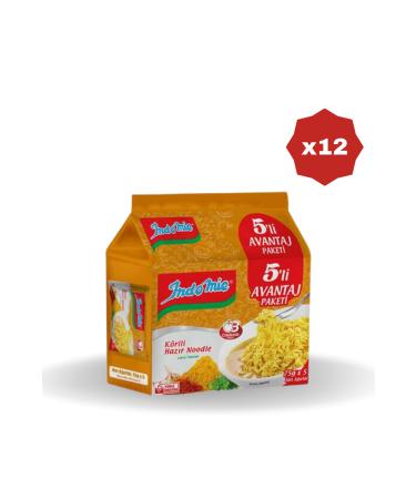Indomie Indomie Instant Noodle 5 Pack Curry 75G