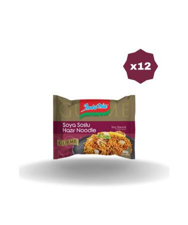 Indomie Indomie Gourmet Noodles with Soy Sauce 80G X 12PCS