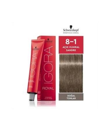 Igora Royal Natural Tones 8-1 Light Blonde Sandre Hair Dye 60ml (1 PIECE)