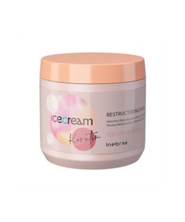 Inebrya Ice Cream Keratin Restructuring Hair Mask 500ml (1 PIECE)