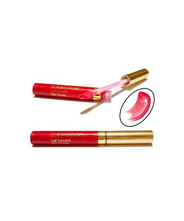 Golden Rose Lip Gloss With Vitamins Red Thin Liquid Lipstick No:28